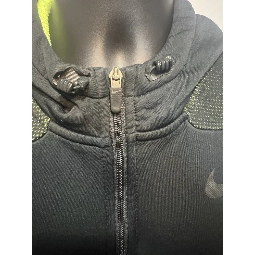 Nike Men's ThermaFit Sphere Scuba Max Full Zip Jacket Mens XL 644314 Black/Green - Picture 3 of 12